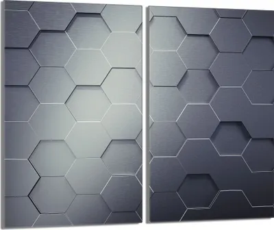 Image de Plaques de recouvrement pour cuisinière 2 pièces 30x52 Couverture de plaque vitrocéramique en verre, motif gris