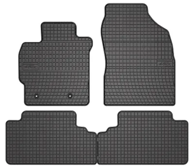 Obrázok produktu pre Gumové autorohože na mieru pre: Toyota Auris I (2007-2012, hatchback) černé, sada 4 ks, s úchyty