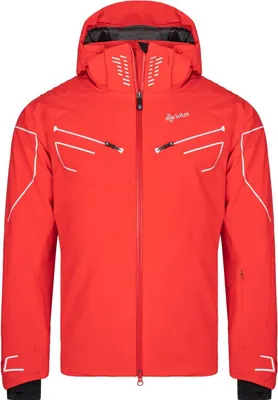 Imagen del producto de Chaqueta de esquí para hombre KILPI HYDER-M SM0106KI, color: rojo, talla: XXXL