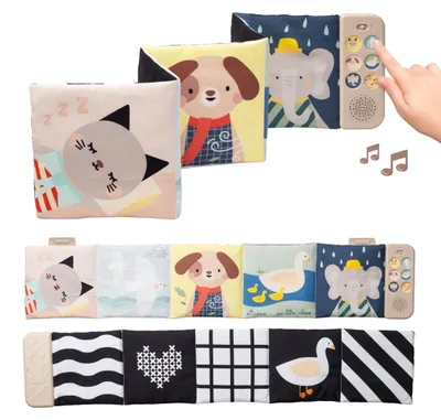 Image de Taf Toys : Livre sensoriel interactif pour apaiser les nouveau-nés
