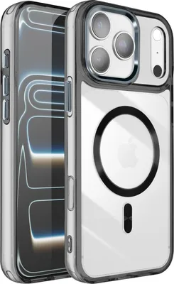 Produktbild von Avizar, Hülle iPhone 17 Pro Cristal Color MagSafe-kompatibel, Schwarz