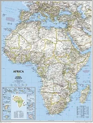 Obrázek produktu pro National Geographic Mapa Afriky, Planokarte