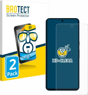 Produktbild von 2x Für Google Pixel 8 Pro Schutzfolie BROTECT Displayschutz Display Schutz Folie Klar Transparent