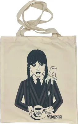 Produktbild von Jutebeutel Wednesday Tasche Tote Bag für Kinder Mädchen