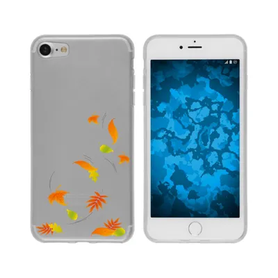 Produktbild von PhoneNatic Case kompatibel mit Apple iPhone 6 Plus / 6s Plus Silikon-Hülle Herbst Blätter/Leaves M1