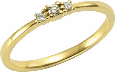 Produktbild von Orolino Ring 585/- Gold gelb 050 (15,9) Brillant weiß 067370100-1