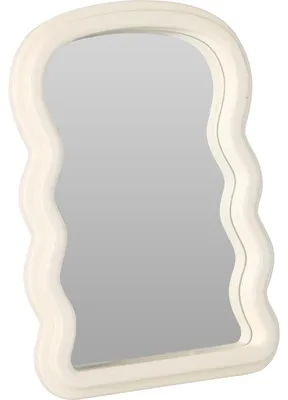 Produktbild von Dekorativer Spiegel mit welligem Rahmen, 18 x 26 cm