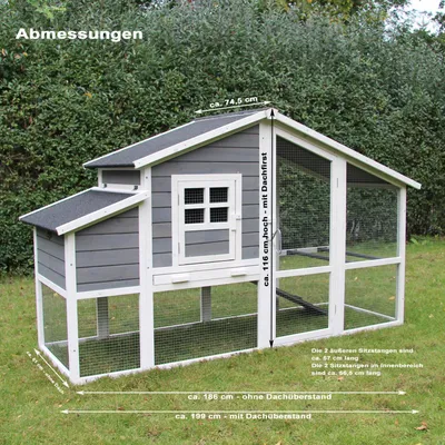 Produktbild von Hühnerhaus Kleintierstall Kaninchenstall Wilma