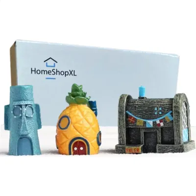 Produktbild von Aquarium-Dekoration MINI – Ornamente – 3er-Set – Spongebob