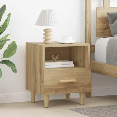 Produktbild von vidaXL Nachttisch Artisan-Eiche 40 x 35 x 47 cm Holzwerkstoff