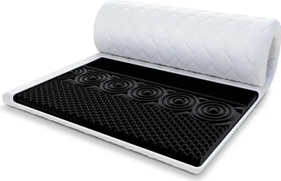 Produktbild von Topper 80x200 cm Matratzenauflage NERO MAX mit HR-Schaum Matratzenschoner H3 mit waschbarem Premium Bezug