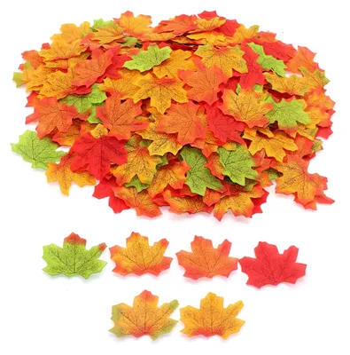 Produktbild von Künstliche Herbstblätter Ahornblätter 300 Stück Dekoration für Herbst