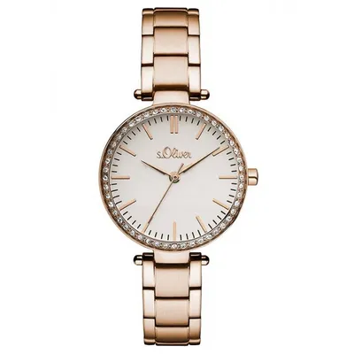 Produktbild von s.Oliver Damen Uhr Armbanduhr Edelstahl SO-3159-MQ