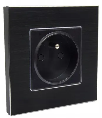 Produktbild von B-LINE BL-1000401 Steckdose Aluminium Schwarz
