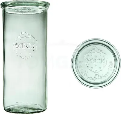 Produktbild von WECK STURZ Glas mit Deckel 1500 ml 6 Stück