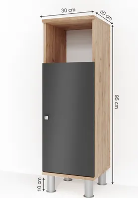 Produktbild von Midischrank Vicco Fynn Eiche 30 x 95 cm, Model 31923