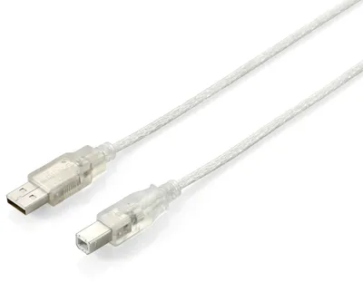 Immagine prodotto di Equip 128651 Cavo USB Equip A -> B St/St 3,00m trasparente
