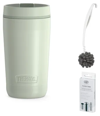 Zdjęcie produktu dla THERMOS GUARDIAN MUG 0,35 l Thermobecher – Vorteilsset mit Reinigungsbürste CLEAN FIX 30 cm + CLEAN TABS (20 Stück)