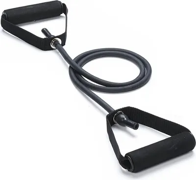 Immagine prodotto di 30LB TPE Corda di tensione diritta per l'allenamento alla forza Puller Back Pulling Fitness Elastico Nero