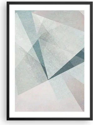 Produktbild von Gerahmtes Poster - Schwarzer Rahmen - Abstraktion modern - 50x70 cm - Wand Bild - Wanddeko - Wandbilder - Kunstposter - Wandposter - Bilderrahmen - Bilder - Kunstdruck - Wandbild - P2BPA50x70-3947