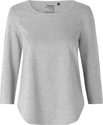 Produktbild von Neutral O81006 | Damen Three Quarter Sleeve T-Shirt - 3/4-Ärmel - Farbe: Sports Grey - Größe: L