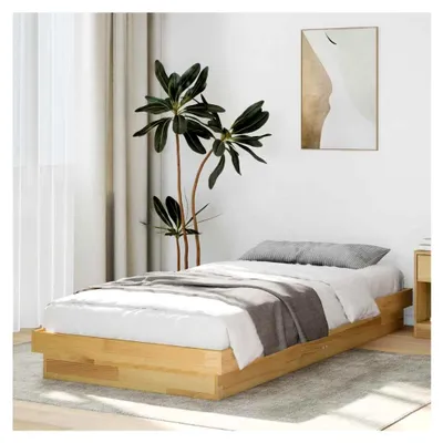 Produktbild von Bettgestell 90x200 cm aus massivem Eichenholz