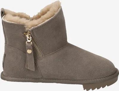 Image de Ara Femme Botte en cuir taupe 6