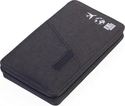 Produktbild von TROIKA Cargosafe Reiseorganizer mit RFID-Schutz, 9 Fächern und externem Smartphonefach