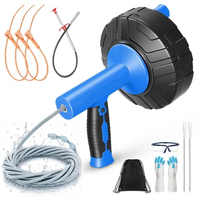 Image de Spirale de nettoyage de conduits de 7,5 mètres avec alimentation automatique en fil