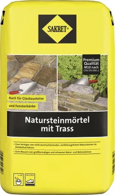Produktbild von SAKRET Natursteinmörtel mit Trass 25 kg