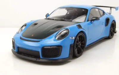 Produktbild von Minichamps 1:18 PORSCHE 911 (991.2) GT2RS - 2018 - BLUE W/ BLACK WHEELS 15506830