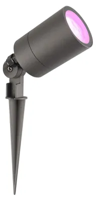Produktbild von Ledvion Gartenstrahler mit Erdspieß IP65 4,9W GU10 CCT RGB dimmbar