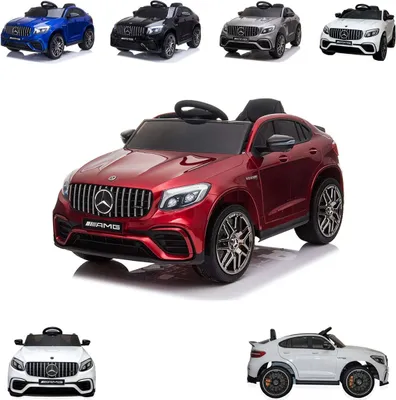 Produktbild von Moni Kinder Elektroauto Mercedes AMG GLC 63S, EVA-Reifen, Musik, Fernbedienung rot