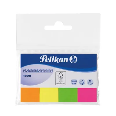 Produktbild von Pelikan Pagemarker - 4 Neonfarben - 4 x 20 x 50 mm