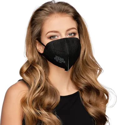 Produktbild von 10x Schwarze Atemschutzmaske Klasse FFP2 mit CE- und EN-
