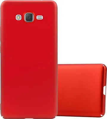 Produktbild von Cadorabo Hülle für Samsung Galaxy J7 2015 Schutzhülle in Rot Hard Case Handy Hülle Etui