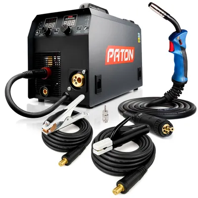 Immagine prodotto di PATON EuroMIG 150 A - Saldatrice MIG/MAG, Saldatrice 230V, Saldatrice filo animato senza gas, Saldatrice MIG con torcia, Saldatrice professionale