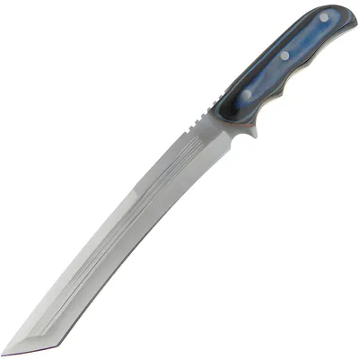 Produktbild von Outdoor-Machete AM-40970 - Robustes Werkzeug für Abenteuer in Schwarz/Blau KP40970