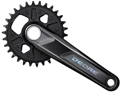 Produktbild von Shimano Deore 1x12s Kurbel 170 mm 30t, CL 52 mm schwarz