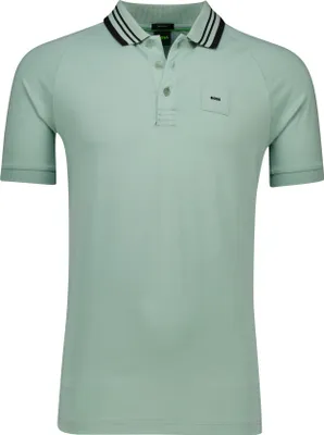 Produktbild von Hugo Boss Green Paddy Rib Polo Regular Fit Grün