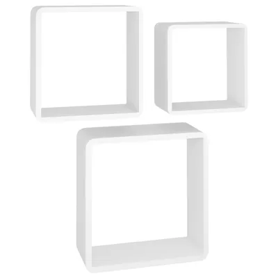 Zdjęcie produktu dla VidaXL 323952, MDF, Biały, 280 mm, 100 mm, 280 mm, 3 szt.