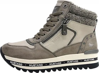 Produktbild von Mustang Sneakers Hoog  Sneakers Hoog - taupe - Maat 39