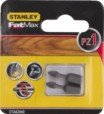 Zdjęcie produktu dla Końcówki wkrętarskie 2szt - pz1 25mm BITY Stanley