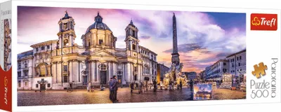 Immagine prodotto di TREFL Panoramapuzzle Piazza Navona, Rom 500 tessere