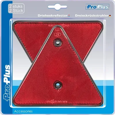 Image de Réflecteur triangulaire 2 pièces sous blister