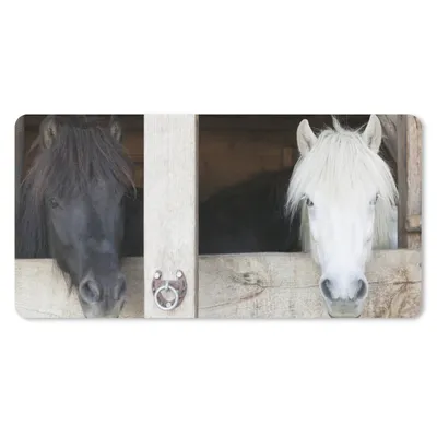 Produktbild von MuchoWow® Mauspad Mousepad Pferde - Pferdestall - Regale 60x30 cm - Mousepads - Maus Mat - Pad - Mausunterlage - Nachhaltig