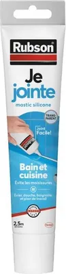 Productafbeelding van Rubson transparante siliconenkit, voegkit, 50 ml