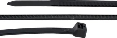 Produktbild von Kabelbinder 100 Stück 150 x 4,8 mm Kabelstrapse Schwarz Kabelband Binder