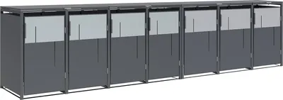 Obrázek produktu pro Kovový box na odpadky Westmann Tonus 7 7x240 l antracitový