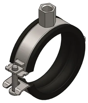 Produktbild von MEFA Rohrschelle SIGMA, M8/M10, 20 x 1,5 mm, 58 - 60 mm, 2", Packung mit 50 Stk.